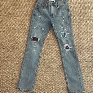 Abercrombie Kids Ripped Blue Jeans